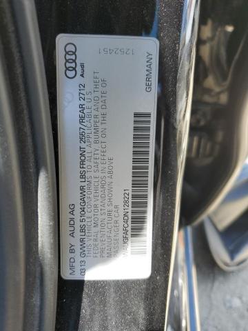 2013 Audi A6 Premium Plus VIN: WAUGFAFC4DN128221 Lot: 58444904