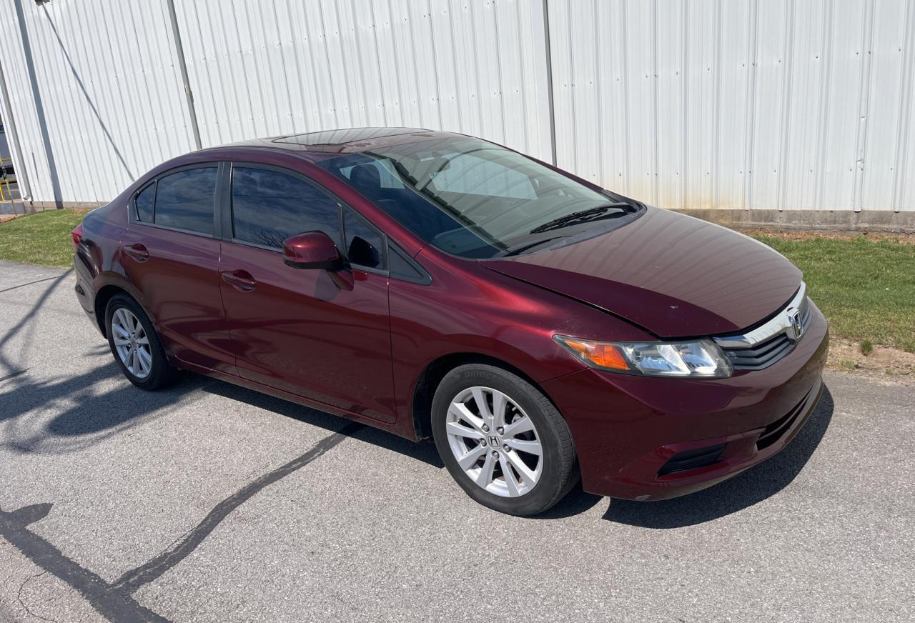 2012 Honda Civic Exl vin: 2HGFB2F97CH567345