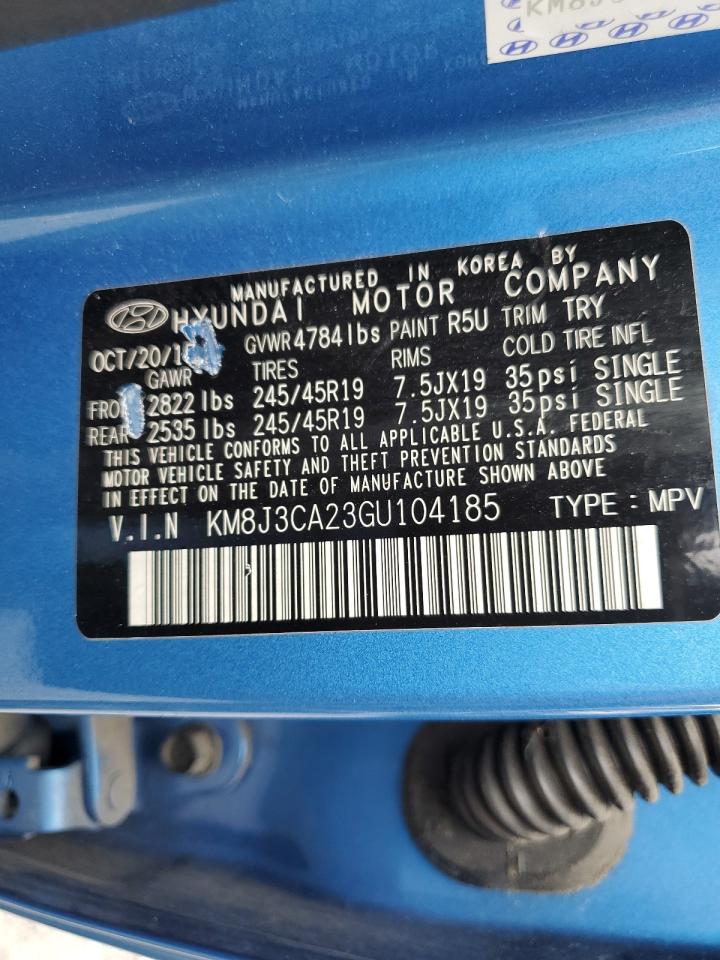 KM8J3CA23GU104185 2016 Hyundai Tucson Limited