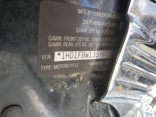 2005 HARLEY-DAVIDSON FLHRI 1HD1FBW135Y673922