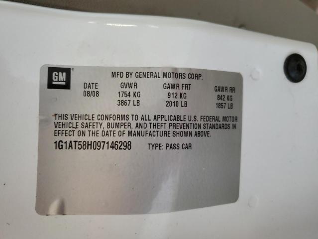 2009 Chevrolet Cobalt Lt VIN: 1G1AT58H097146298 Lot: 58123944