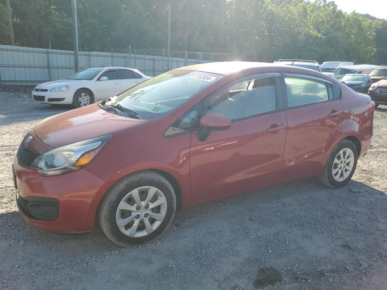 2013 Kia Rio Lx vin: KNADM4A36D6277998
