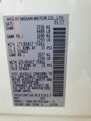 2017 NISSAN ROGUE S - 5N1AT2MT5HC835917