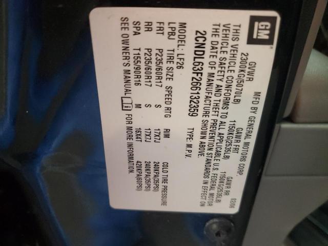 2006 Chevrolet Equinox Lt VIN: 2CNDL63F266132359 Lot: 57742854