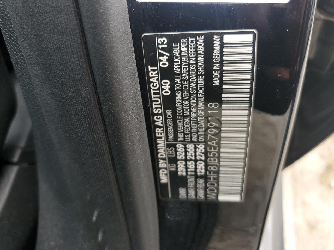 WDDHF8JB5EA799118 2014 Mercedes-Benz E 350 4Matic