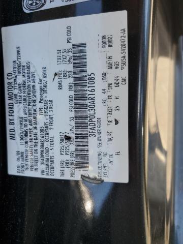 2010 Ford Fusion Hybrid VIN: 3FADP0L30AR161085 Lot: 59536284