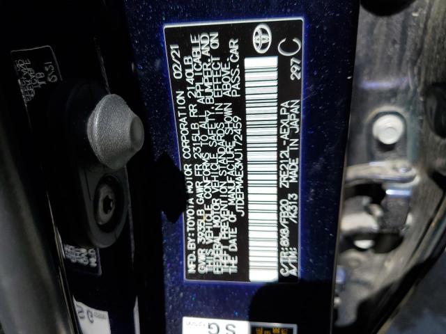 2021 TOYOTA COROLLA LE JTDEPMAE3MJ172459