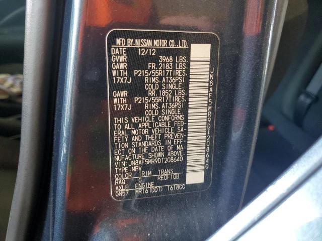 2013 Nissan Juke S VIN: JN8AF5MR9DT208640 Lot: 60435344