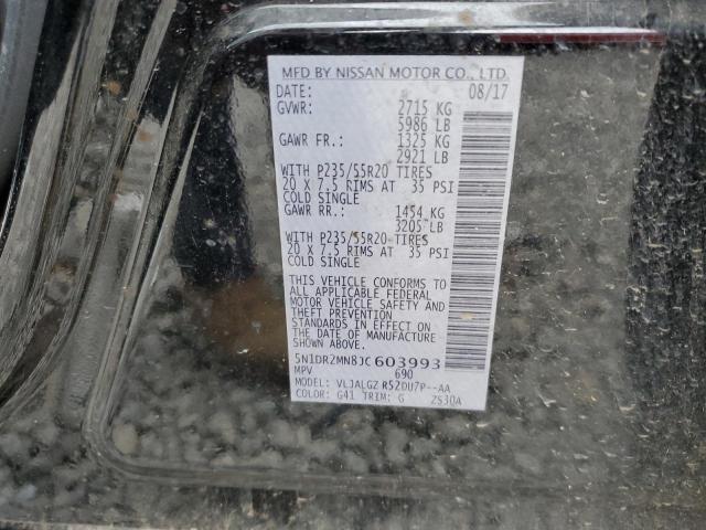 2018 Nissan Pathfinder S VIN: 5N1DR2MN8JC603993 Lot: 60826334