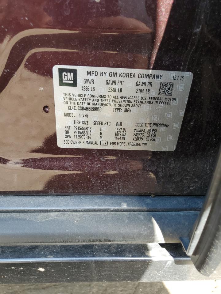 KL4CJCSB4HB099863 2017 Buick Encore Essence