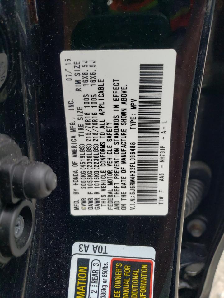 5J6RM4H32FL096488 2015 Honda Cr-V Lx