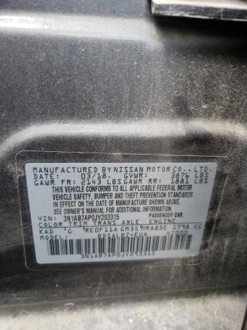 2018 NISSAN SENTRA S - 3N1AB7AP0JY293315