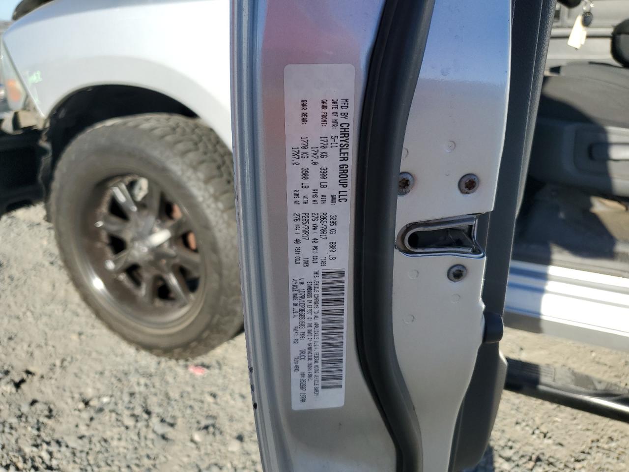 1D7RV1CP3BS683803 2011 Dodge Ram 1500