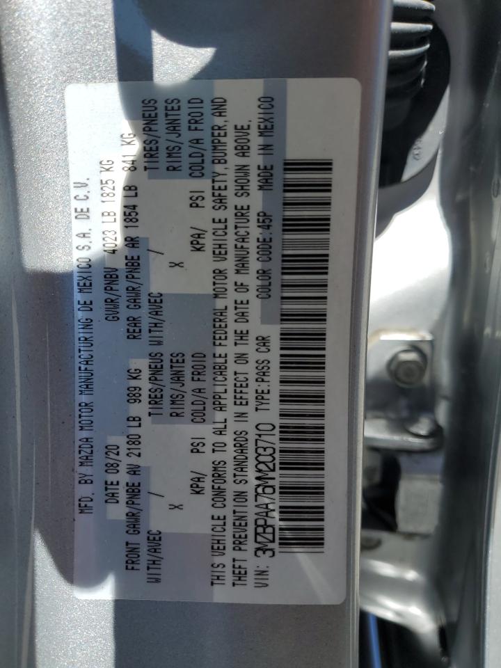 3MZBPAA76MM203710 2021 Mazda 3