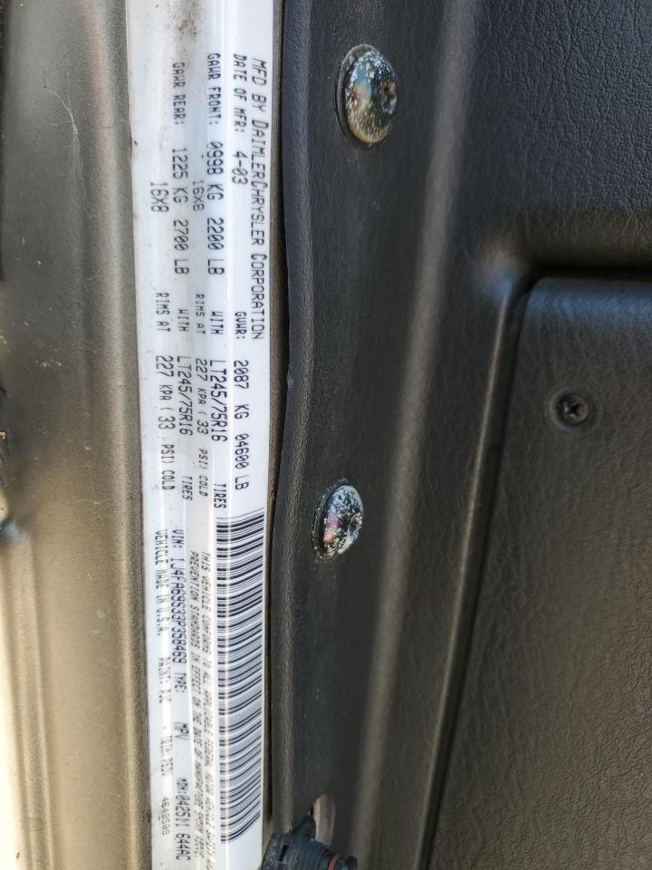 1J4FA69S33P358469 2003 Jeep Wrangler / Tj Rubicon