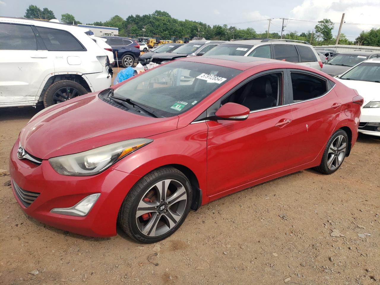 KMHDH4AH1EU122657 2014 Hyundai Elantra Se