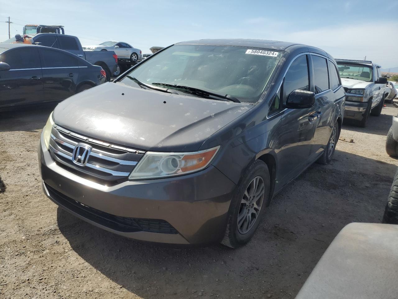 5FNRL5H63DB030282 2013 Honda Odyssey Exl