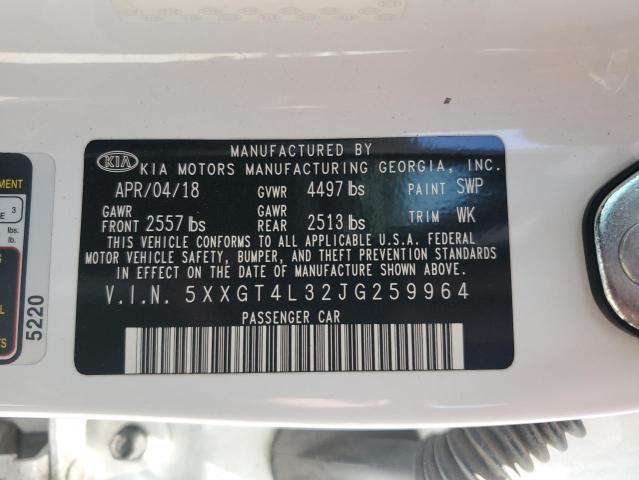 2018 Kia Optima Lx VIN: 5XXGT4L32JG259964 Lot: 59430714