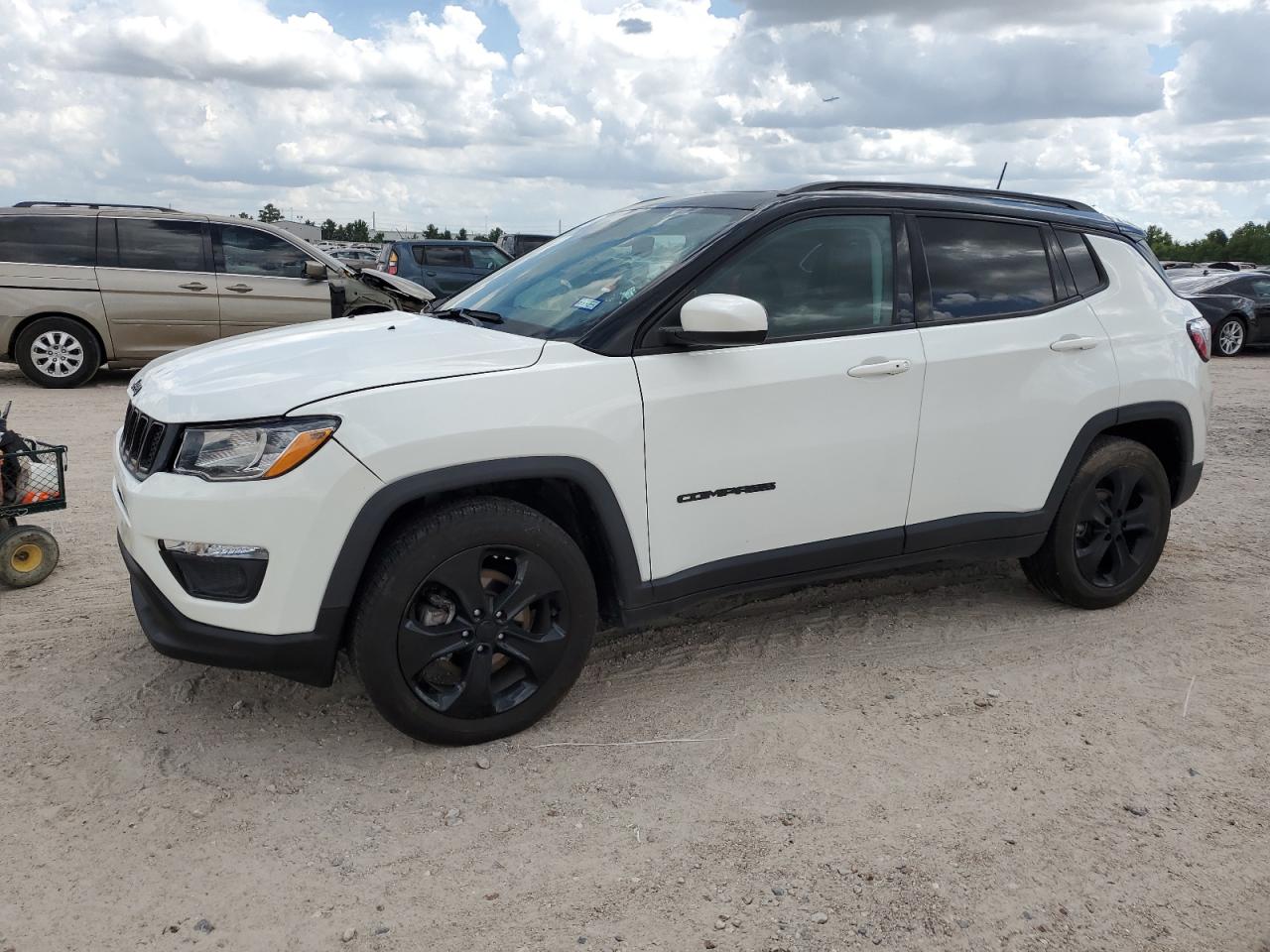 2021 Jeep Compass Latitude vin: 3C4NJCBBXMT587108