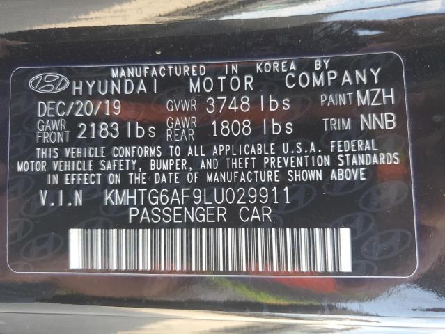 2020 Hyundai Veloster Base VIN: KMHTG6AF9LU029911 Lot: 57899184