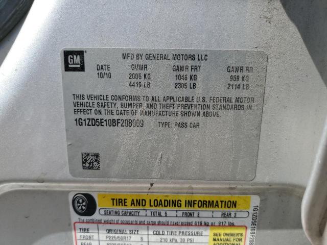 2011 Chevrolet Malibu 2Lt VIN: 1G1ZD5E10BF208009 Lot: 60755154