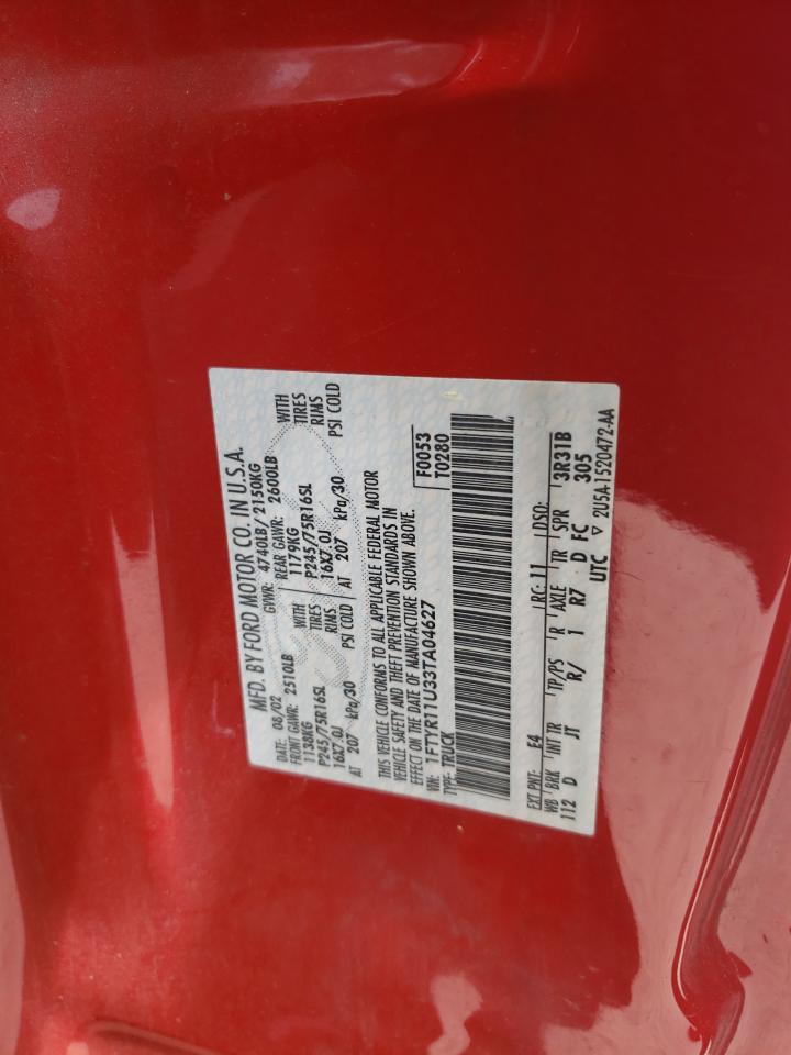 1FTYR11U33TA04627 2003 Ford Ranger