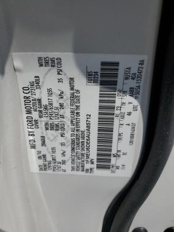 2010 Ford Explorer Xlt VIN: 1FMEU6DE6AUA85712 Lot: 58837674