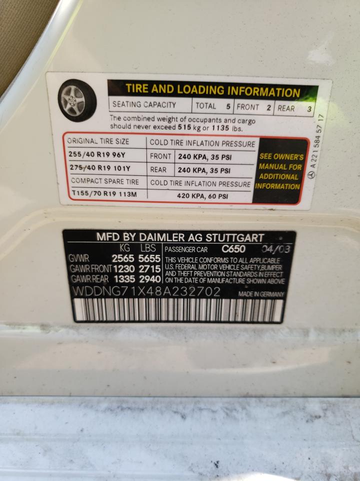 WDDNG71X48A232702 2008 Mercedes-Benz S 550