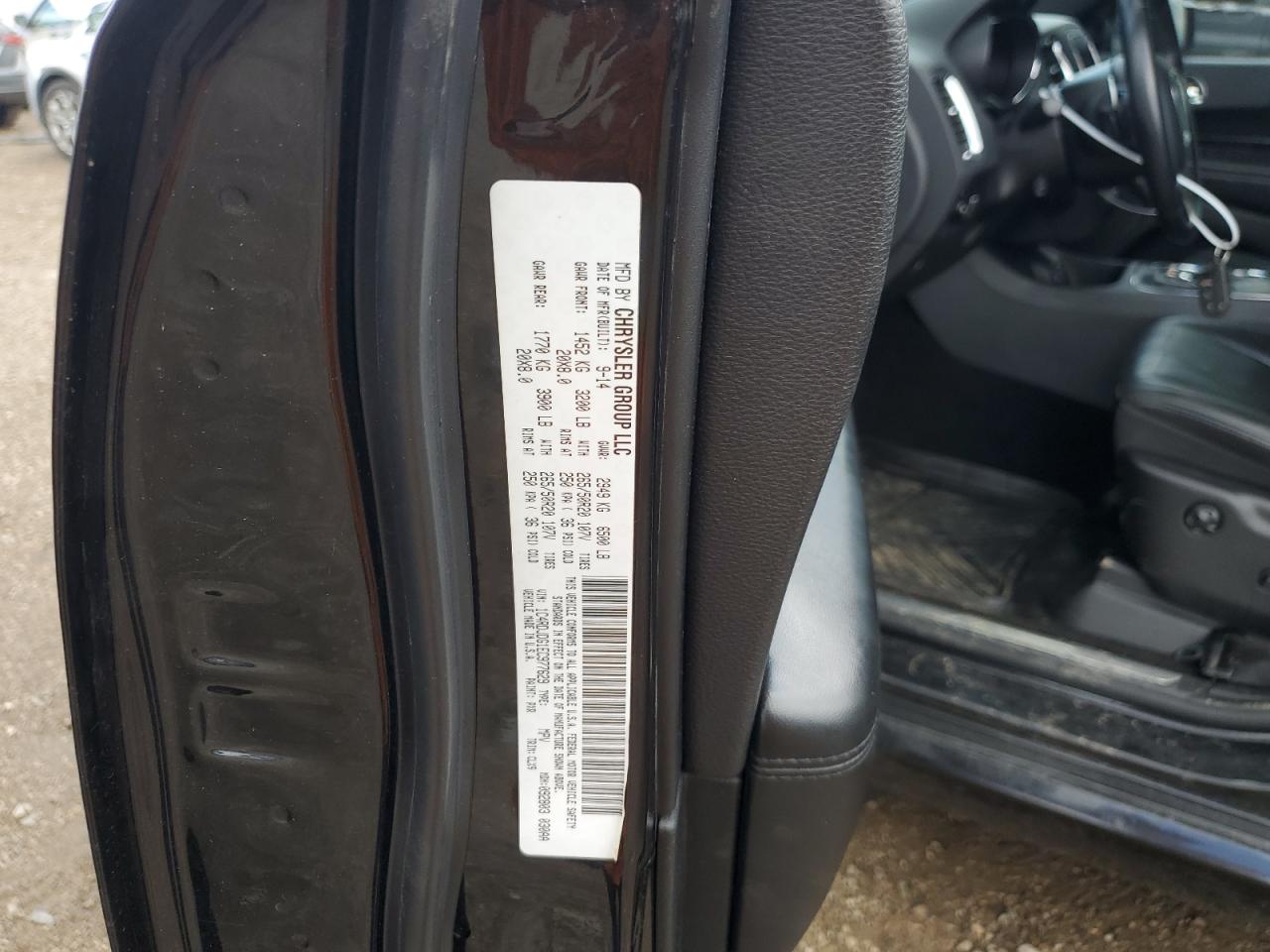 1C4RDJDG1EC977629 2014 Dodge Durango Limited