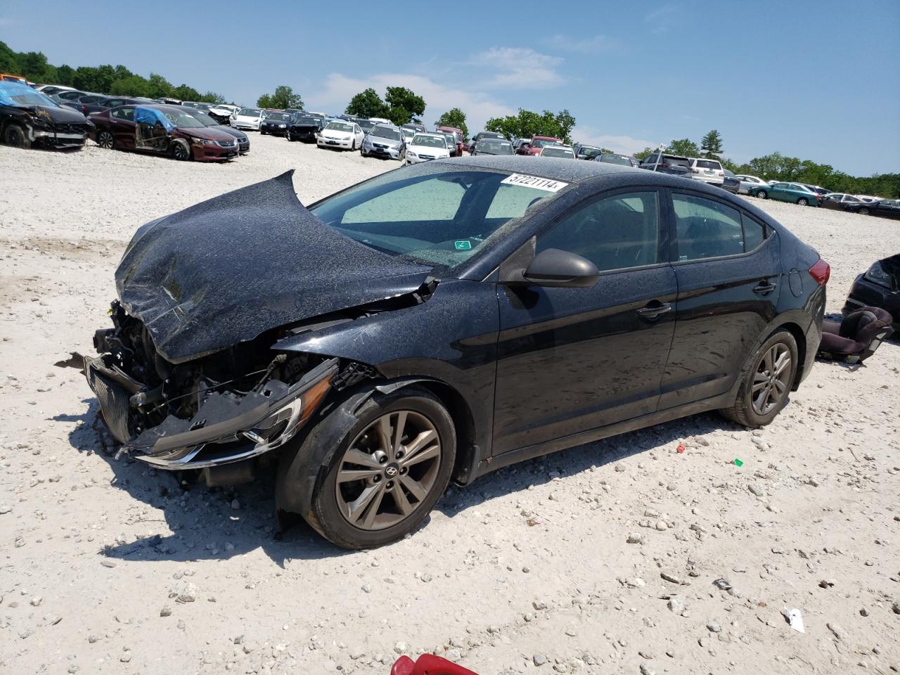 2018 Hyundai Elantra Sel vin: 5NPD84LF3JH282303