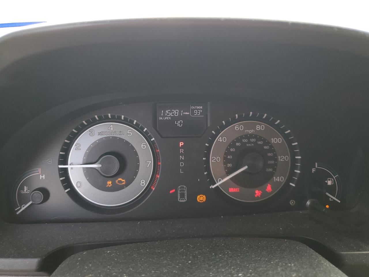 5FNRL5H6XCB020718 2012 Honda Odyssey Exl