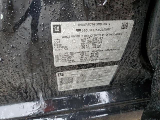 2021 CHEVROLET 1500 SILVE - 1GCUYEED9MZ185587