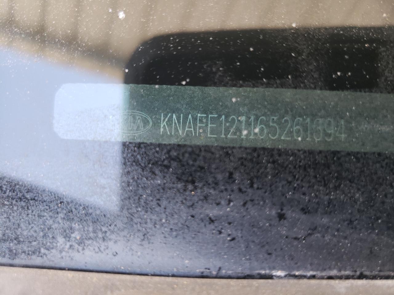 KNAFE121165261394 2006 Kia Spectra Lx