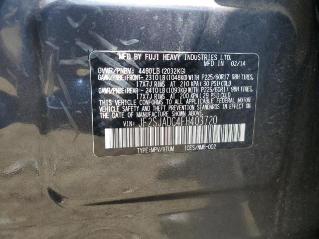 2015 Subaru Forester 2.5I Premium VIN: JF2SJADC4FH403720 Lot: 57049774