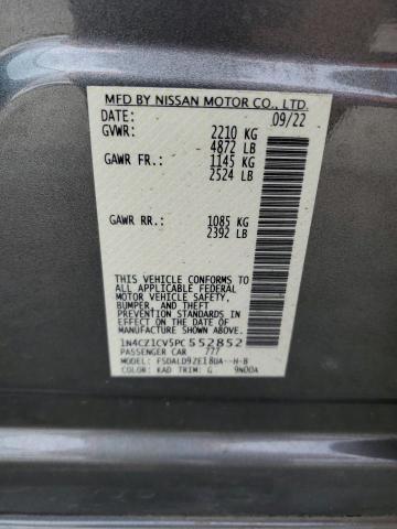 2023 NISSAN LEAF SV PL - 1N4CZ1CV5PC552852