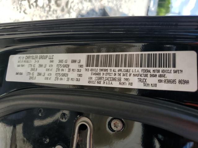 2014 Ram 1500 Slt VIN: 1C6RR7LG4ES306166 Lot: 60316244