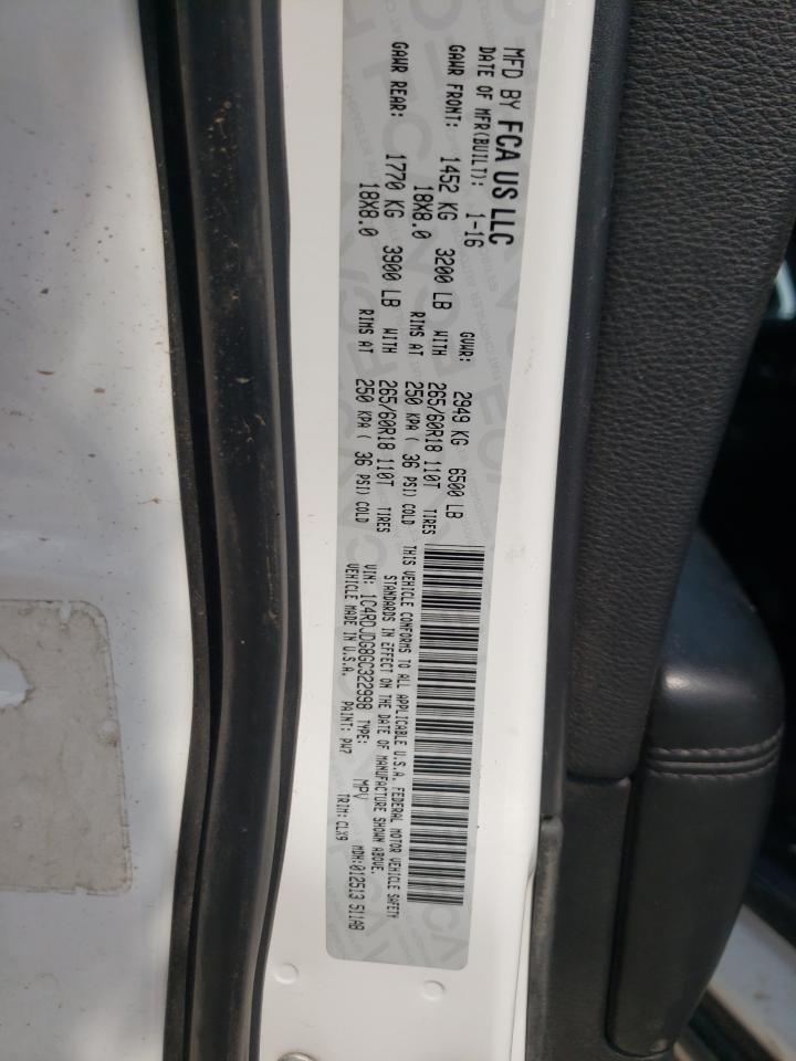 1C4RDJDG8GC322998 2016 Dodge Durango Limited