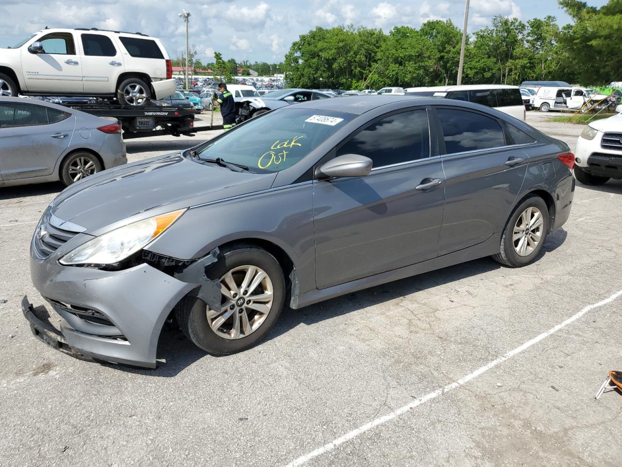 2014 Hyundai Sonata Gls vin: 5NPEB4AC2EH890947