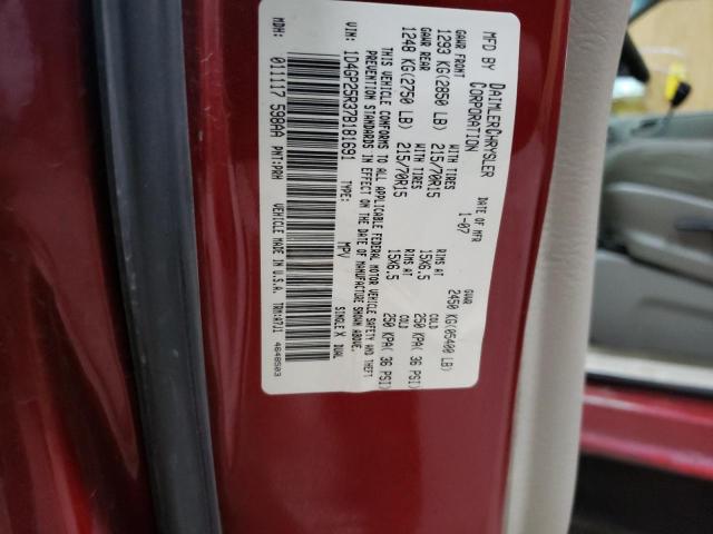 2007 Dodge Caravan Se VIN: 1D4GP25R37B181691 Lot: 57911724