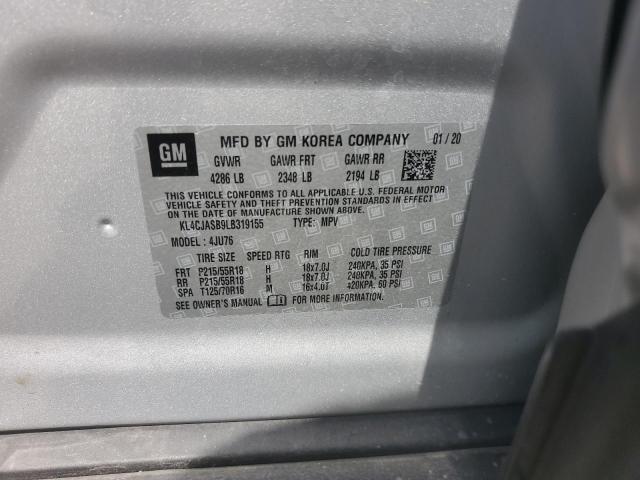 2020 Buick Encore Preferred VIN: KL4CJASB9LB319155 Lot: 61403284