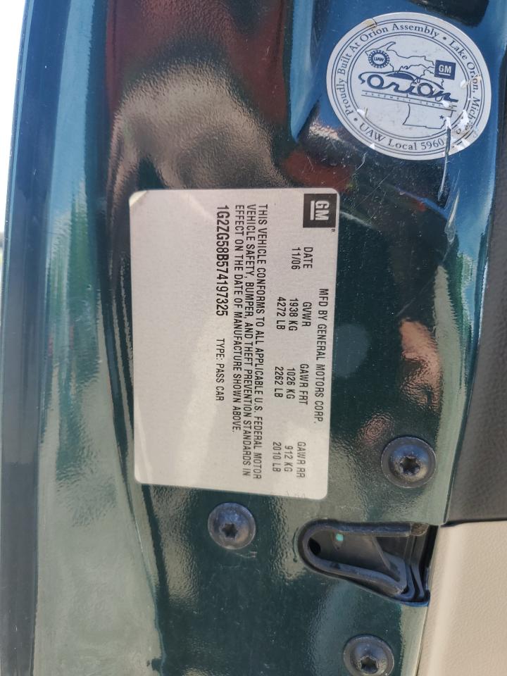 1G2ZG58B574197325 2007 Pontiac G6 Base