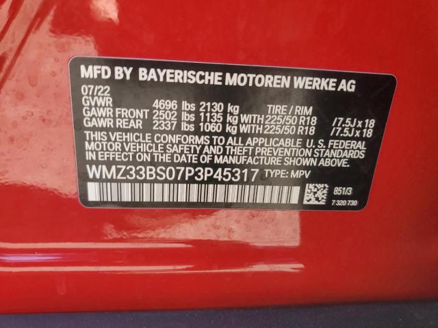 2023 MINI COOPER JCW WMZ33BS07P3P45317