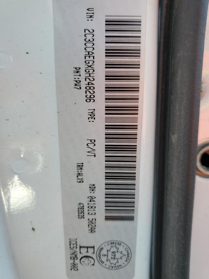 2C3CCAEGXGH248296 2016 Chrysler 300C