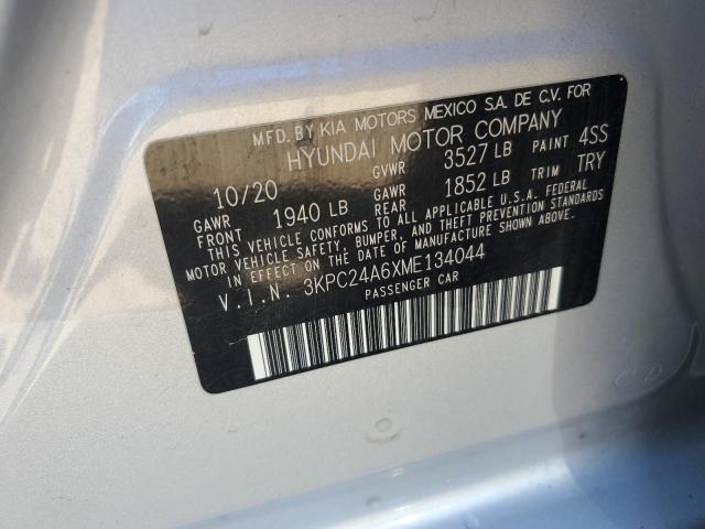 3KPC24A6XME134044 Hyundai Accent SE 12