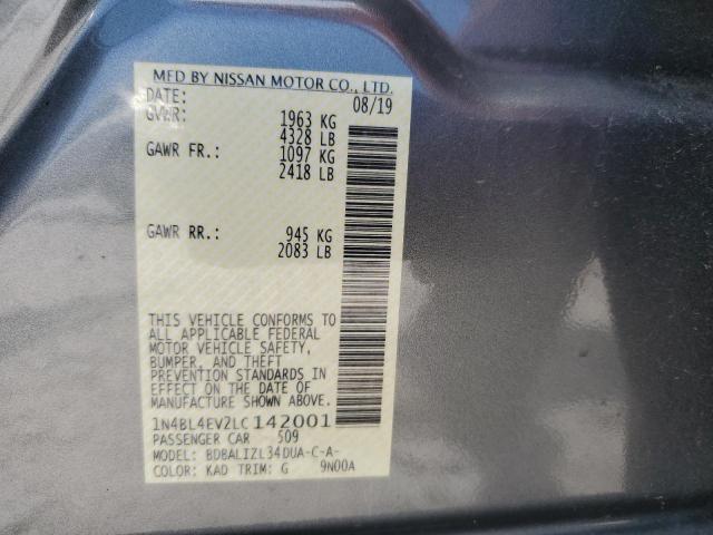 2020 NISSAN ALTIMA SL - 1N4BL4EV2LC142001