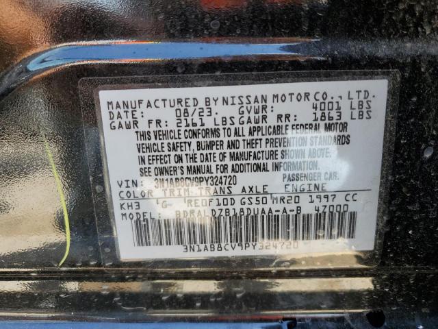 2023 Nissan Sentra Sv VIN: 3N1AB8CV9PY324720 Lot: 57778664