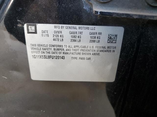 2015 Chevrolet Impala Ls VIN: 1G11X5SL8FU120143 Lot: 58701104