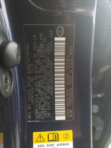 2016 Lexus Es 350 VIN: 58ABK1GGXGU004365 Lot: 59288004