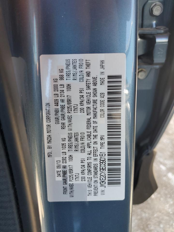 JM3KE2CY9E0390151 2014 Mazda Cx-5 Touring