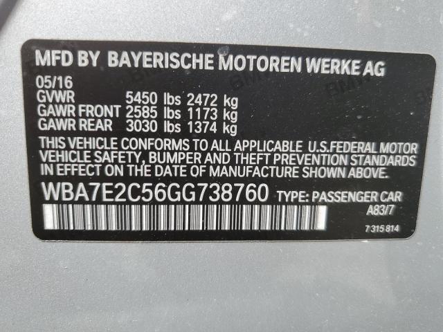 2016 BMW 740 I - WBA7E2C56GG738760